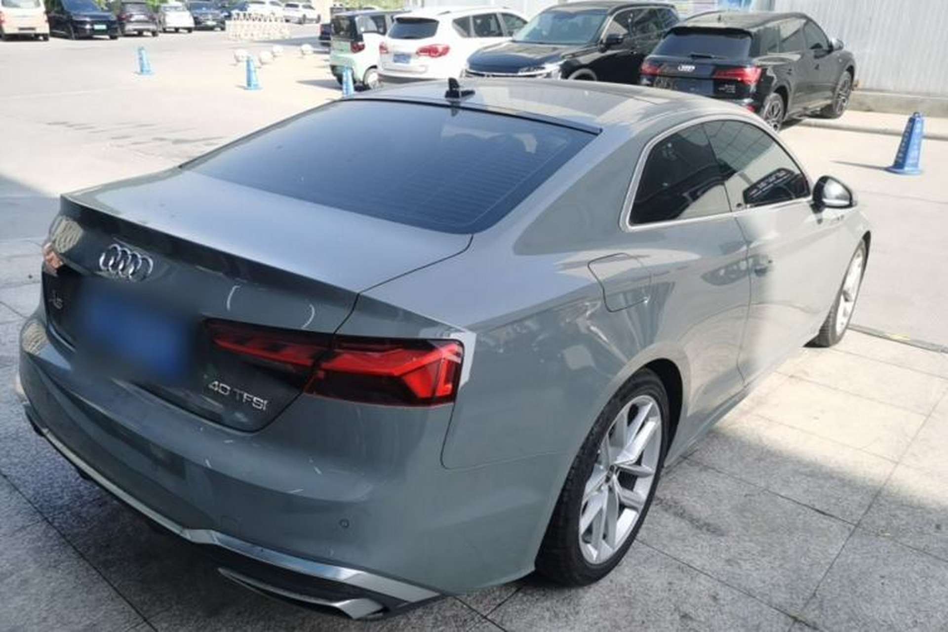 Used Audi A5 2022 Coupe 40 TFSI Fashion Dynamic Model Rear Right 45 Deg