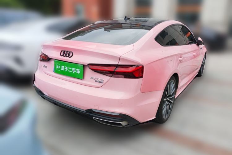 Used Audi A5 2022 Sportback 40 TFSI quattro Luxury Dynamic Model Rear Right 45 Deg