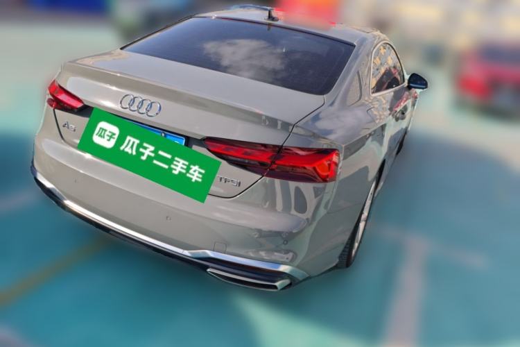 Used Audi A5 2022 Coupe 40 TFSI Fashion Dynamic Model Rear Right 45 Deg