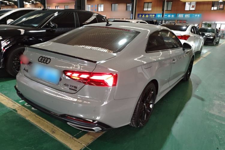 Used Audi A5 2022 Coupe 40 TFSI Fashion Dynamic Model Rear Right 45 Deg