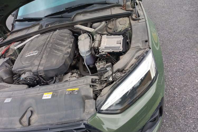 Used Audi A5 2022 Sportback 40 TFSI Fashionable and Dynamic Model Engine Bay Left