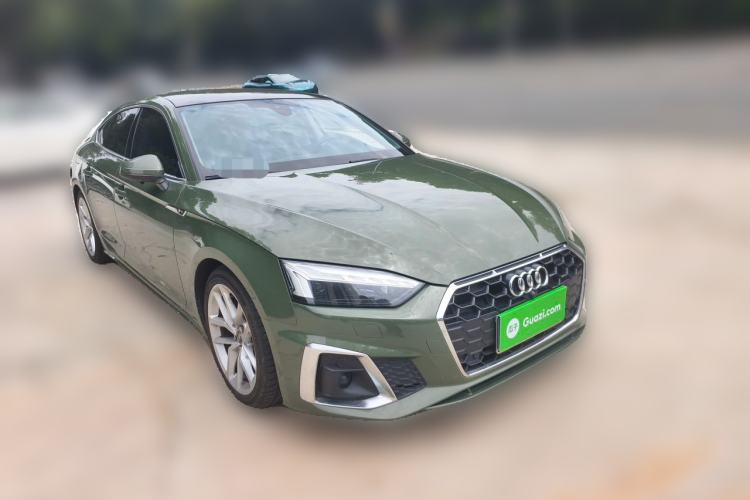 Used Audi A5 2022 Sportback 40 TFSI Fashionable and Dynamic Model Front Right 45 Deg