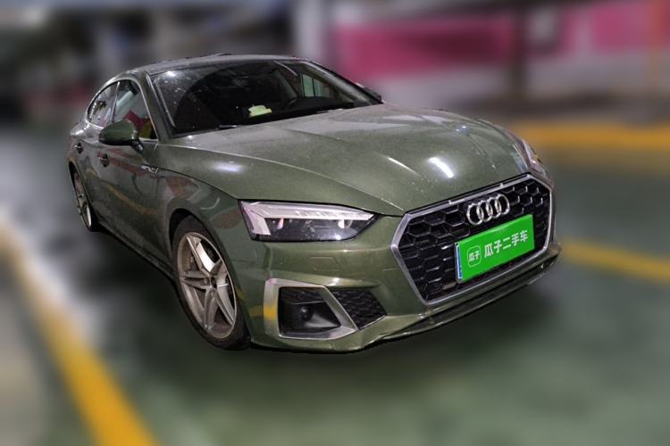 Used Audi A5 2022 Sportback 40 TFSI Fashionable and Dynamic Model Front Right 45 Deg