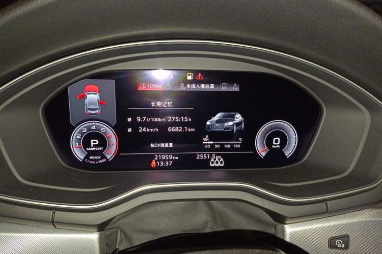 Used Audi A5 2022 Sportback 40 TFSI Stylish and Elegant Model Instrument Cluster