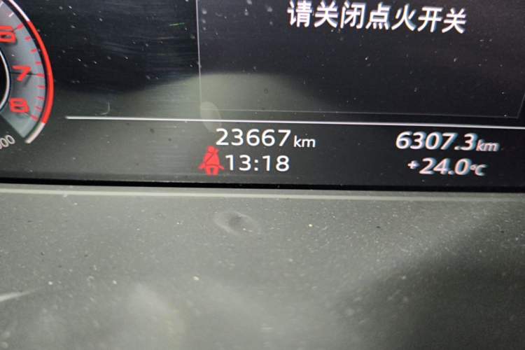 Used Audi A5 2022 Sportback 40 TFSI Fashionable and Dynamic Model Odometer Close Up