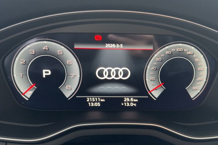 Used Audi A5 2022 Sportback 40 TFSI quattro Luxury Dynamic Model Odometer Close Up