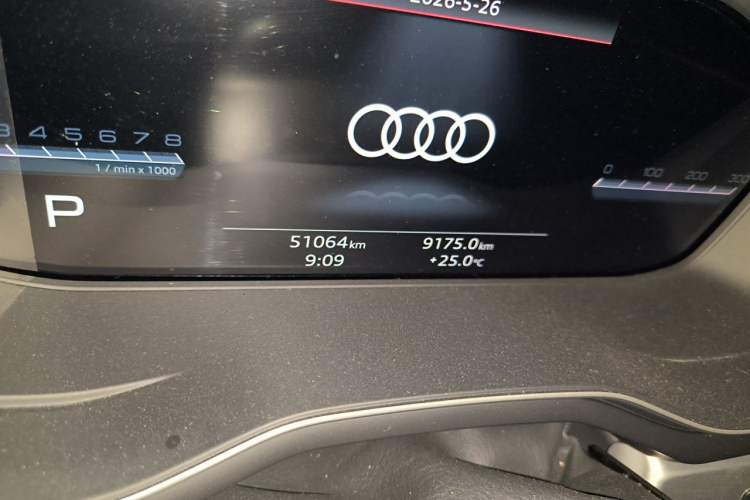 Used Audi A5 2022 Sportback 40 TFSI quattro Luxury Dynamic Model Odometer Close Up