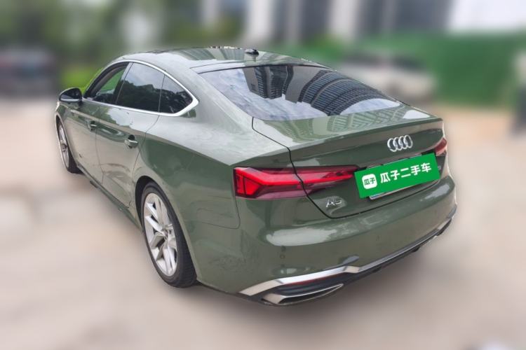 Used Audi A5 2022 Sportback 40 TFSI Fashionable and Dynamic Model Rear Left 45 Deg