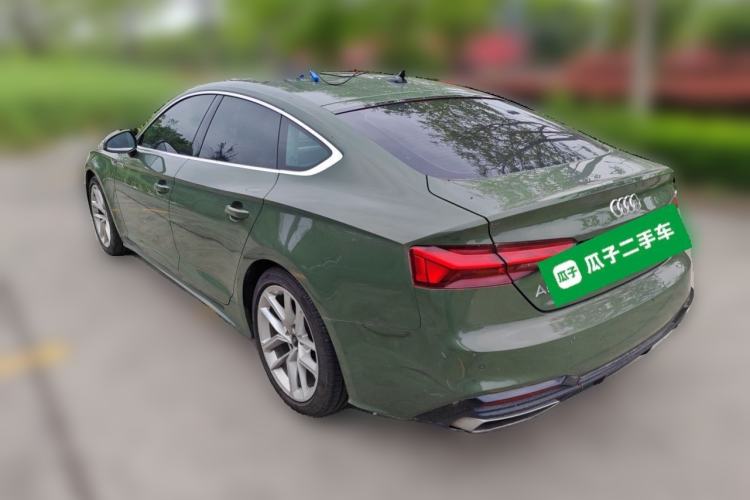 Used Audi A5 2022 Sportback 40 TFSI Fashionable and Dynamic Model Rear Left 45 Deg