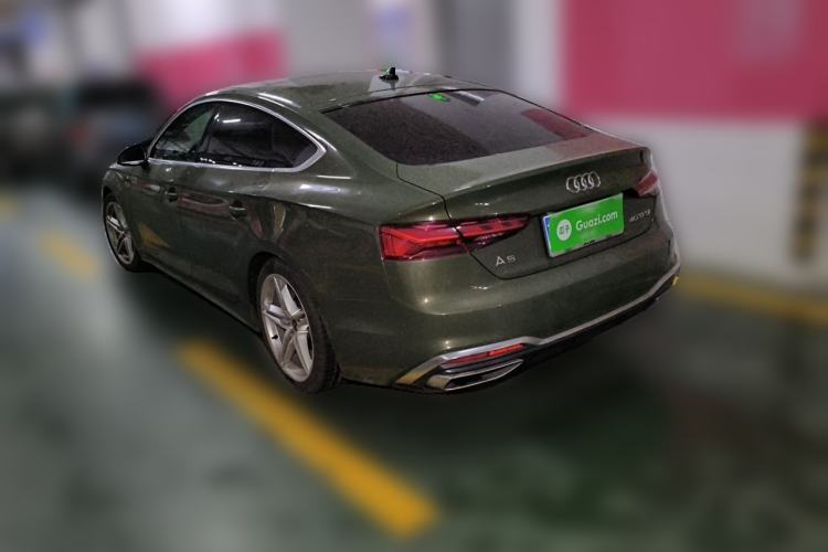 Used Audi A5 2022 Sportback 40 TFSI Fashionable and Dynamic Model Rear Left 45 Deg