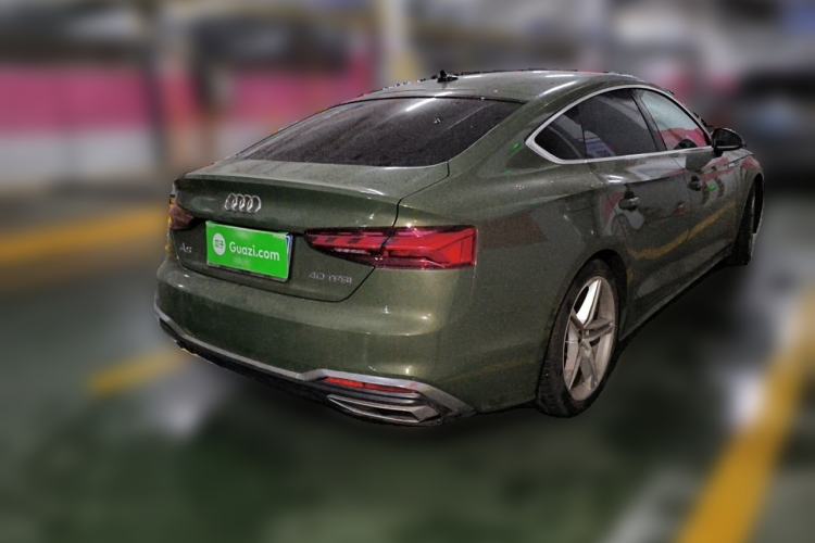 Used Audi A5 2022 Sportback 40 TFSI Fashionable and Dynamic Model Rear Right 45 Deg