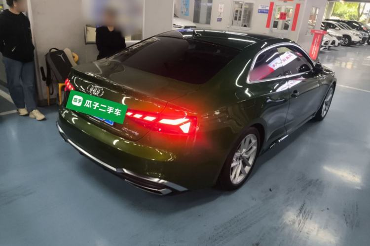 Used Audi A5 2022 Coupe 40 TFSI Fashion Dynamic Model Rear Right 45 Deg