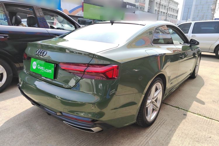 Used Audi A5 2022 Coupe 40 TFSI Fashion Dynamic Model Rear Right 45 Deg