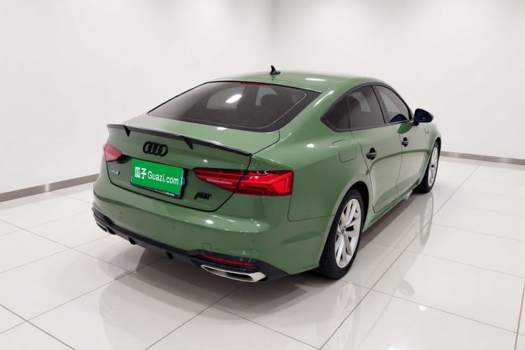 Used Audi A5 2022 Sportback 40 TFSI Fashionable and Dynamic Model Rear Right 45 Deg
