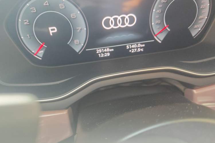 Used Audi A5 2022 Sportback 40 TFSI Stylish and Elegant Model Odometer Close Up
