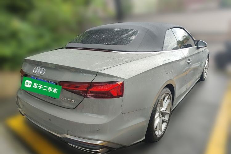 Used Audi A5 2022 Cabriolet 40 TFSI Fashion Dynamic Model Rear Right 45 Deg