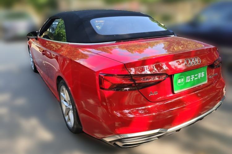Used Audi A5 2022 Cabriolet 40 TFSI Fashion Dynamic Model Rear Left 45 Deg
