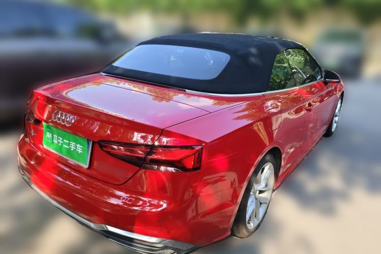Used Audi A5 2022 Cabriolet 40 TFSI Fashion Dynamic Model Rear Right 45 Deg