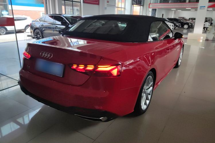 Used Audi A5 2022 Cabriolet 40 TFSI Fashion Dynamic Model Rear Right 45 Deg