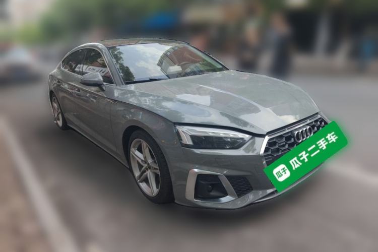Used Audi A5 2022 Sportback 40 TFSI Fashionable and Dynamic Model Front Right 45 Deg