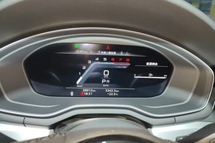 Used Audi A5 2022 Sportback 40 TFSI quattro Luxury Dynamic Model Instrument Cluster
