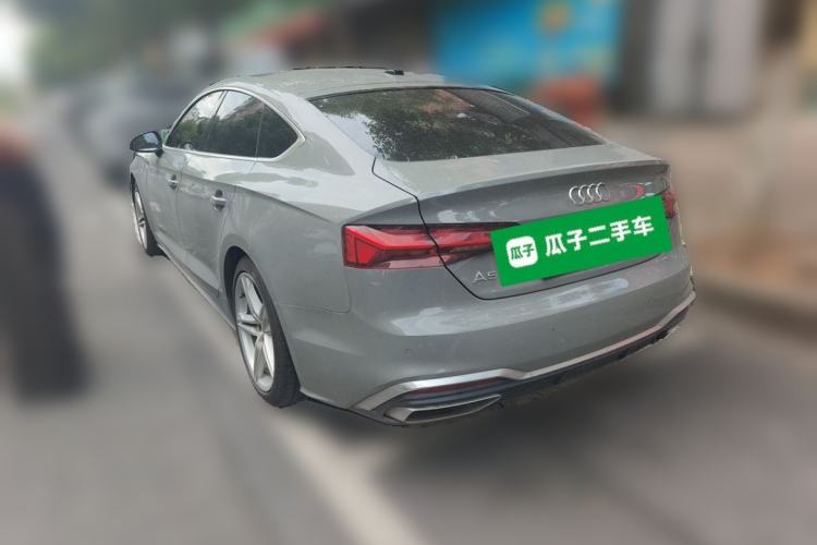Used Audi A5 2022 Sportback 40 TFSI Fashionable and Dynamic Model Rear Left 45 Deg