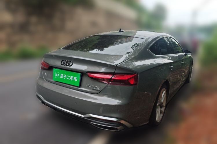 Used Audi A5 2022 Sportback 40 TFSI Fashionable and Dynamic Model Rear Right 45 Deg