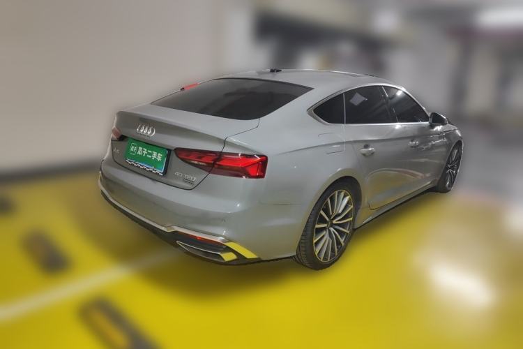 Used Audi A5 2022 Sportback 40 TFSI quattro Luxury Dynamic Model Rear Right 45 Deg