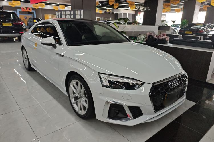 Used Audi A5 2022 Coupe 40 TFSI Fashion Dynamic Model Front Right 45 Deg