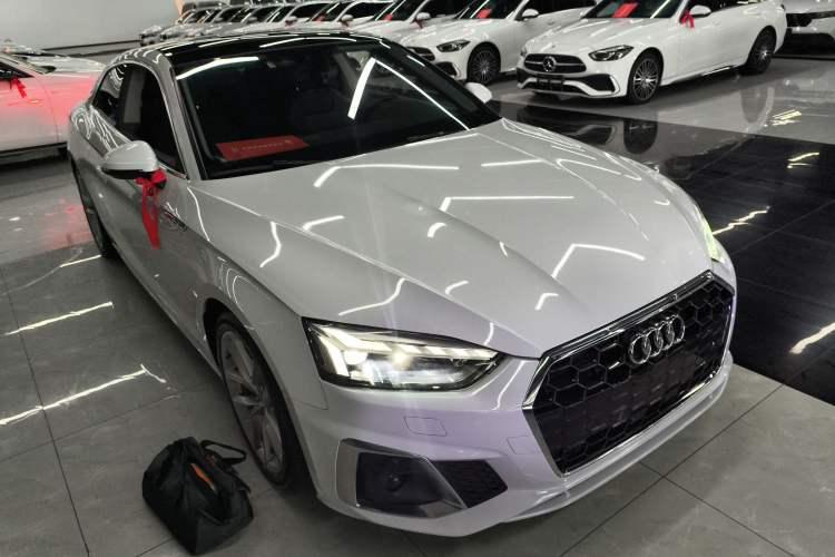 Used Audi A5 2022 Coupe 40 TFSI Fashion Dynamic Model Front Right 45 Deg