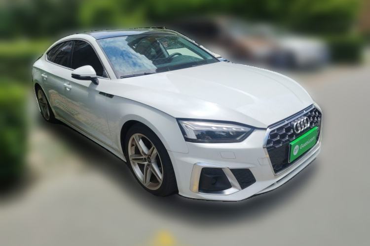 Used Audi A5 2022 Sportback 40 TFSI Fashionable and Dynamic Model Front Right 45 Deg