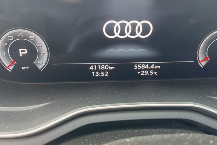 Used Audi A5 2022 Sportback 40 TFSI Fashionable and Dynamic Model Odometer Close Up