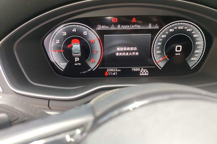 Used Audi A5 2022 Sportback 40 TFSI Fashionable and Dynamic Model Odometer Close Up
