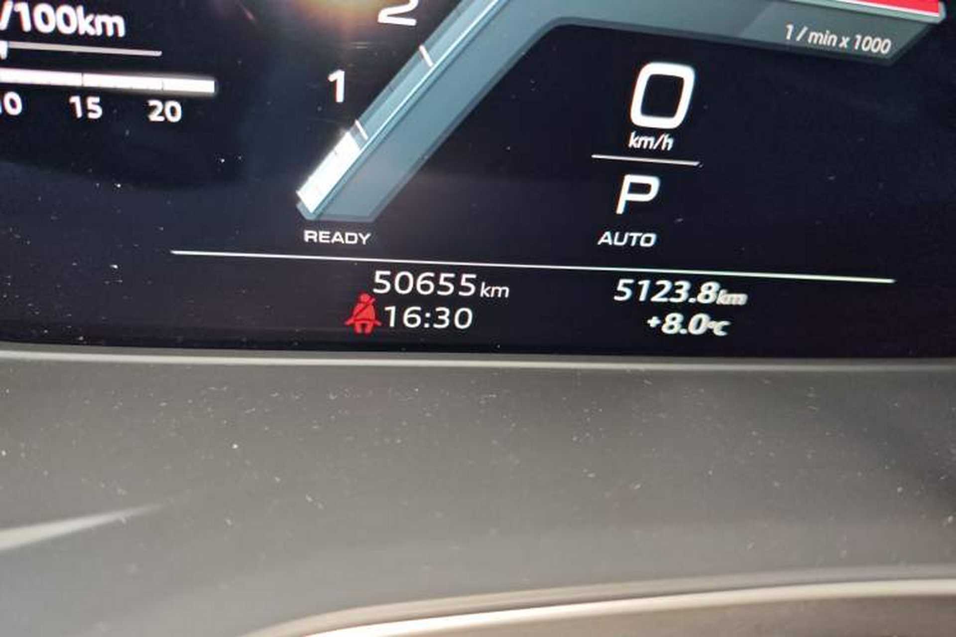 Used Audi A5 2022 Sportback 40 TFSI Stylish and Elegant Model Odometer Close Up