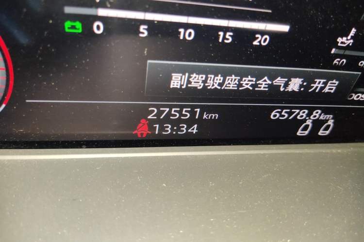 Used Audi A5 2022 Cabriolet 40 TFSI Fashion Dynamic Model Odometer Close Up