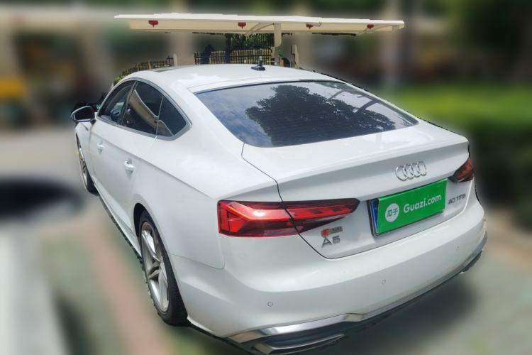 Used Audi A5 2022 Sportback 40 TFSI Fashionable and Dynamic Model Rear Left 45 Deg