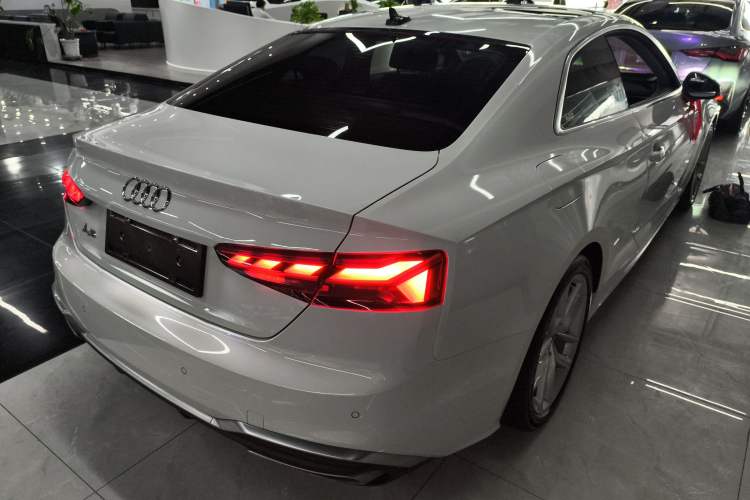 Used Audi A5 2022 Coupe 40 TFSI Fashion Dynamic Model Rear Right 45 Deg