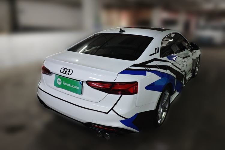 Used Audi A5 2022 Coupe 40 TFSI Fashion Dynamic Model Rear Right 45 Deg