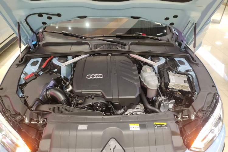 Used Audi A5 2023 Coupe 40 TFSI Fashionable and Dynamic Model Engine Bay