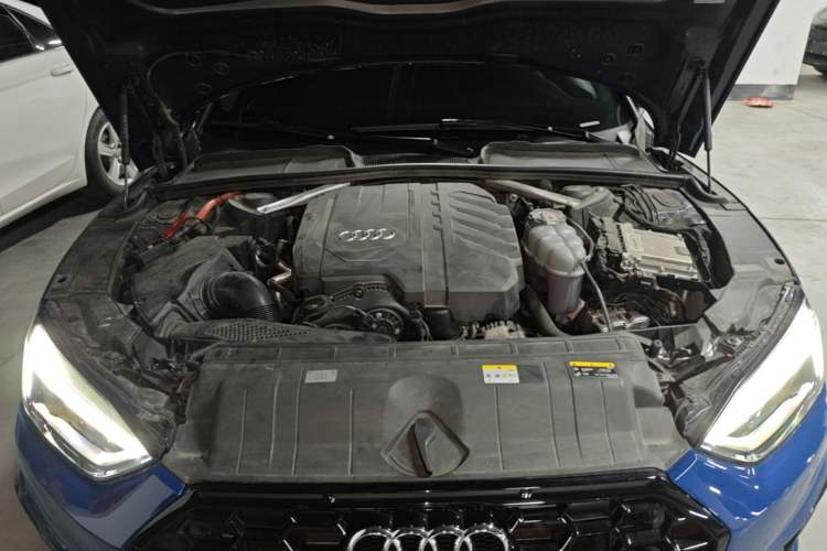 Used Audi A5 2023 Coupe 40 TFSI Fashionable and Dynamic Model Engine Bay