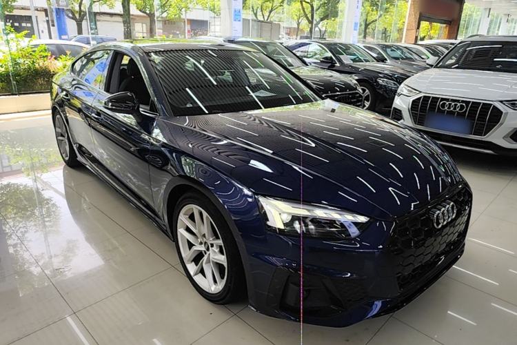 Used Audi A5 2023 Sportback 40 TFSI Fashionable and Dynamic Model Front Right 45 Deg
