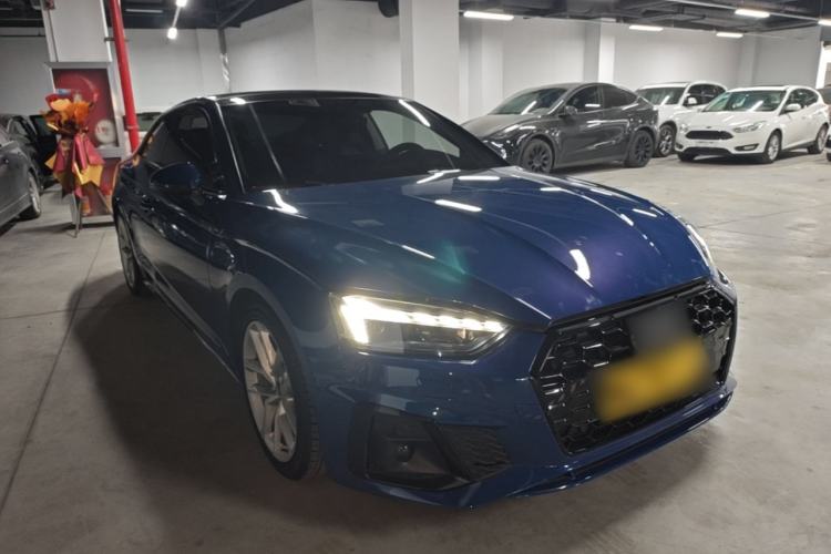 Used Audi A5 2023 Coupe 40 TFSI Fashionable and Dynamic Model Front Right 45 Deg