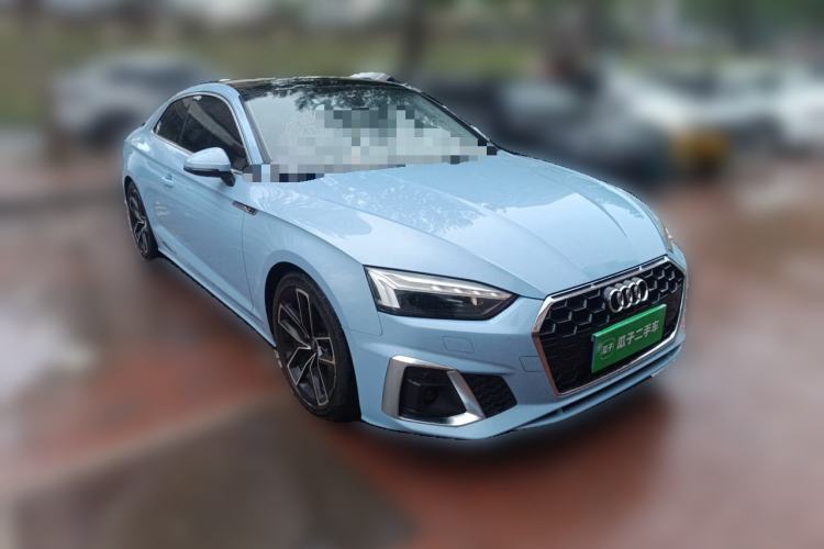 Used Audi A5 2023 Coupe 40 TFSI Fashionable and Dynamic Model Front Right 45 Deg