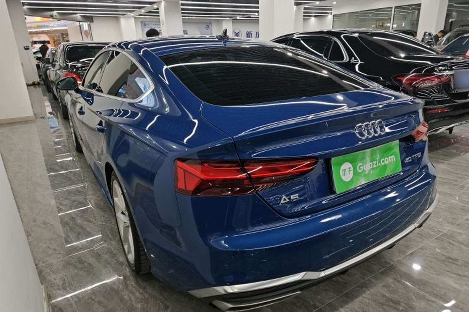Used Audi A5 2023 Sportback 40 TFSI Fashionable and Dynamic Model Rear Left 45 Deg
