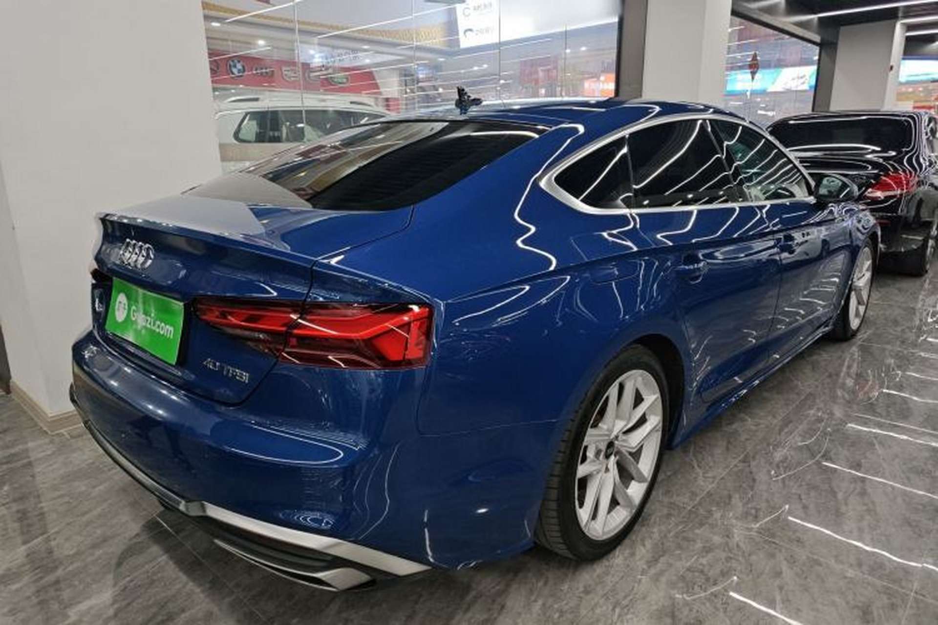 Used Audi A5 2023 Sportback 40 TFSI Fashionable and Dynamic Model Rear Right 45 Deg