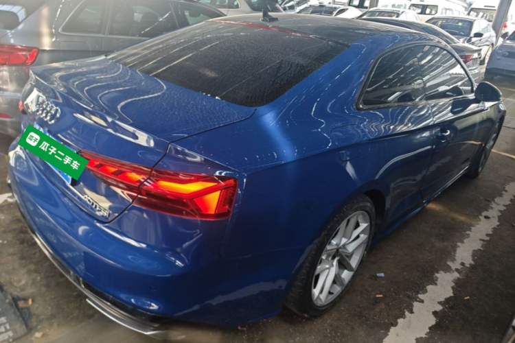 Used Audi A5 2023 Coupe 40 TFSI Fashionable and Dynamic Model Rear Right 45 Deg