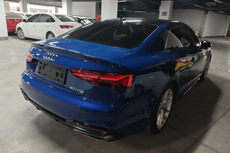 Used Audi A5 2023 Coupe 40 TFSI Fashionable and Dynamic Model Rear Right 45 Deg