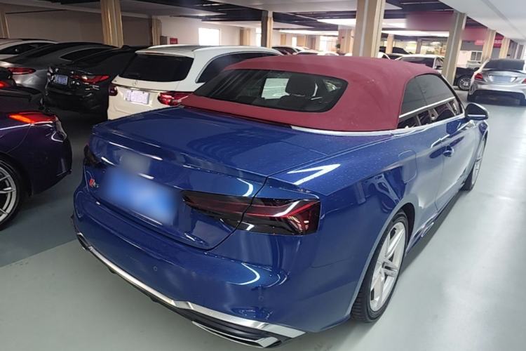 Used Audi A5 2023 Cabriolet 40 TFSI Fashion Dynamic Model Rear Right 45 Deg