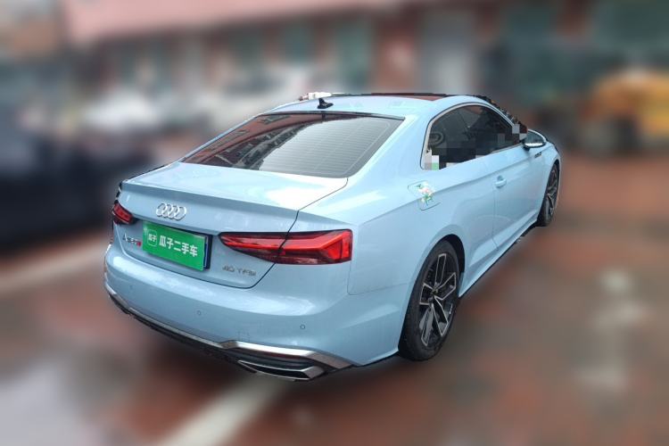 Used Audi A5 2023 Coupe 40 TFSI Fashionable and Dynamic Model Rear Right 45 Deg
