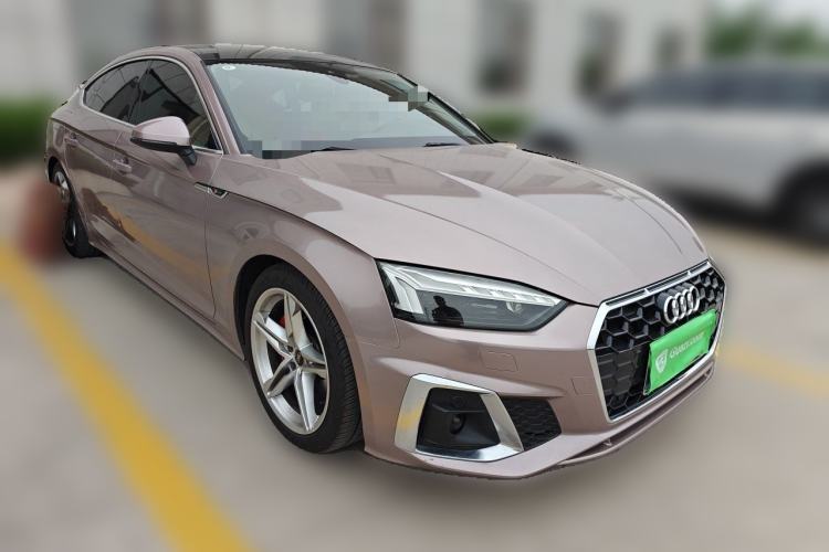 Used Audi A5 2023 Sportback 40 TFSI Fashionable and Dynamic Model Front Right 45 Deg
